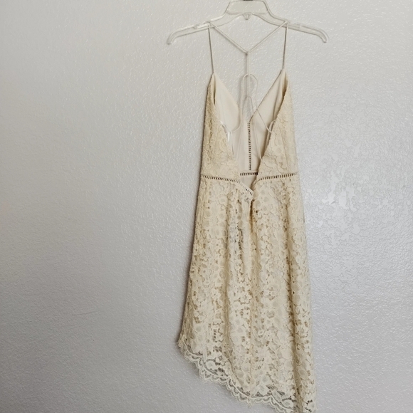 NWT NBD only yours mini asymmetric laced dress sz S - Picture 7 of 10